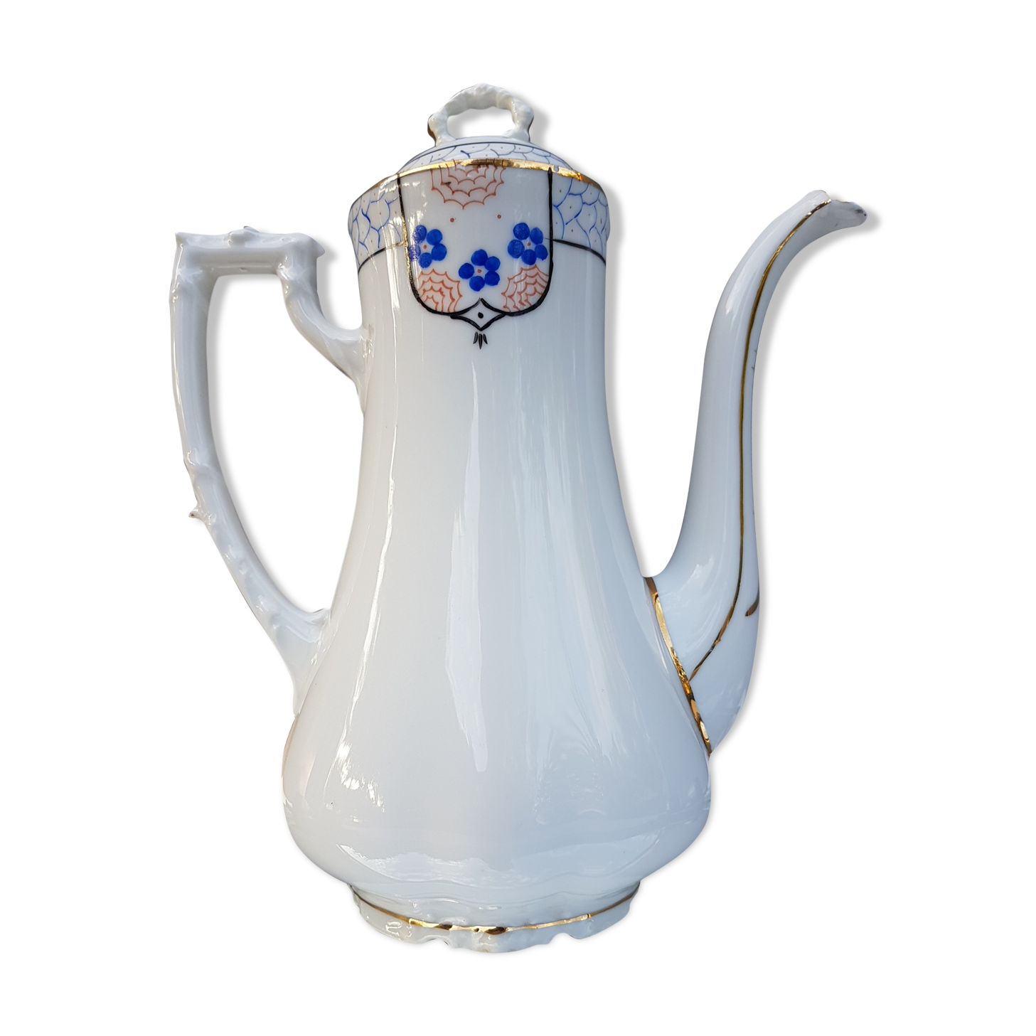 Art Deco coffee maker decor signed Paillet