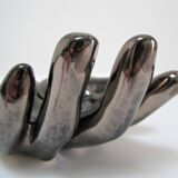 Empty pocket hand ceramic black design 60s
