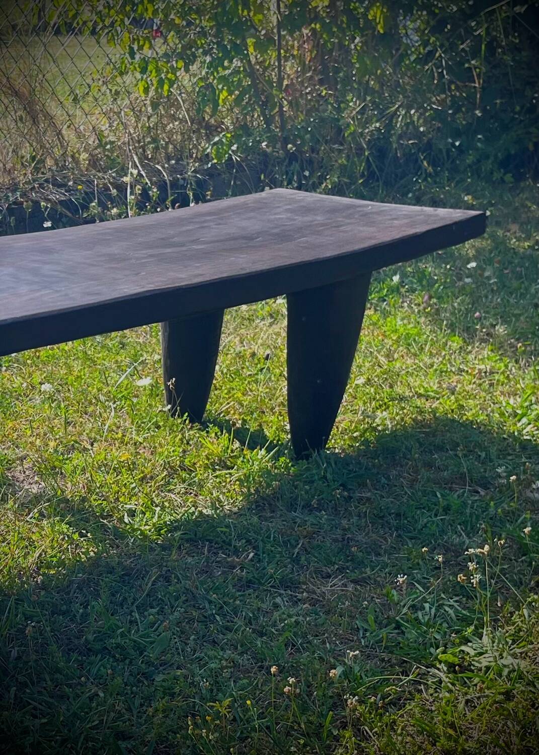 Senoufo Coffee Table XXXL (2m | 1.80m) in Solid Wood