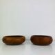 Pair of Scandinavian teak pocket trays, 1960s