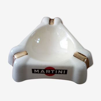 Porcelain Martini advertising ashtray