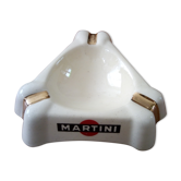 Porcelain Martini advertising ashtray