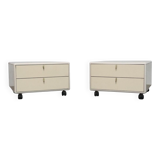 Modern Hennè Nightstands by George Coslin for Longato, 1970s, Set of 2