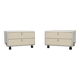 Modern Hennè Nightstands by George Coslin for Longato, 1970s, Set of 2
