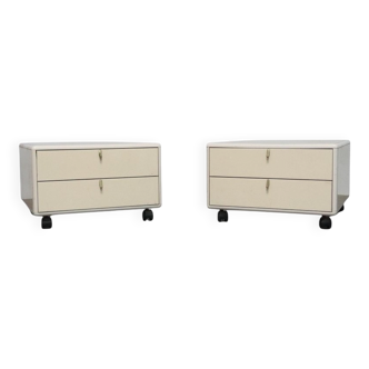 Modern Hennè Nightstands by George Coslin for Longato, 1970s, Set of 2