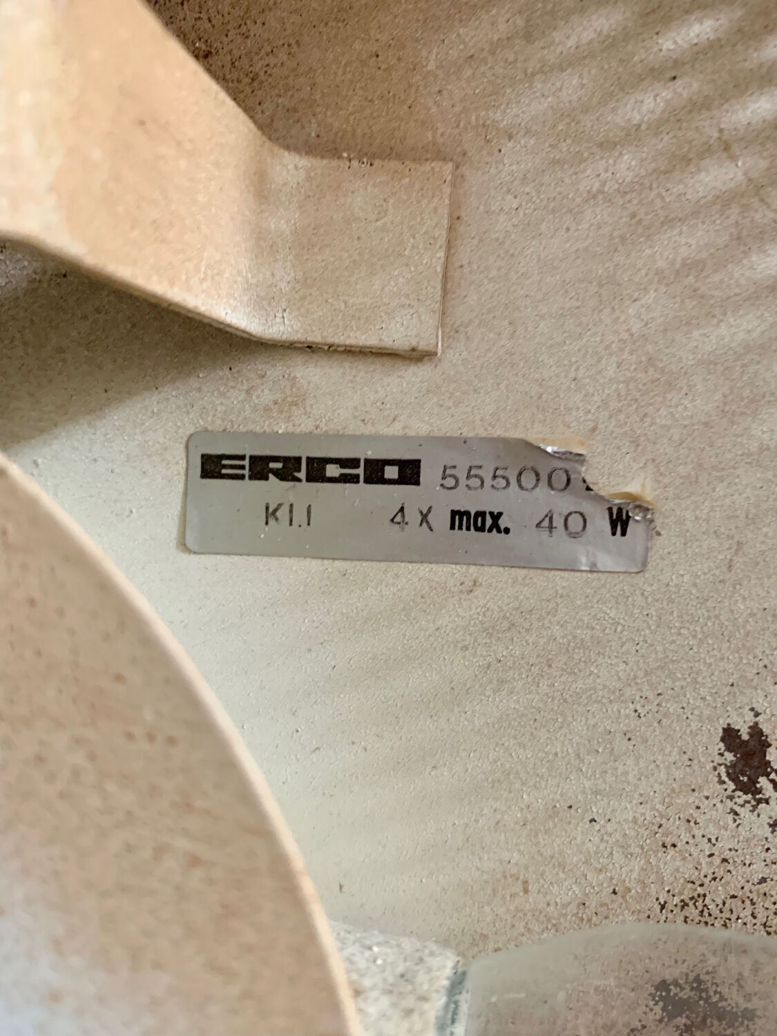 Vintage retro illuminated mirror