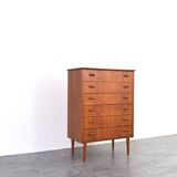 Mid-Century Danish Teak Chest of Drawers, 1960s.