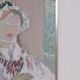 Swedish Oil on Panel “Portrait of Woman” by Rune Persson Vintage& Framed 31×30cm