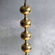 Vintage floor lamp in brass balls