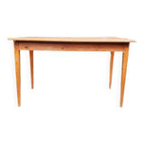 Rustic pine table / desk / spindle legs