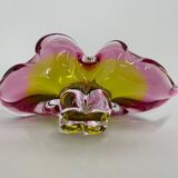 1960's Art Glass Bowl by Designer Josef Hospodka, Czechoslovakia