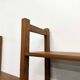 XXL Modernist Library in Solid Pine – 1950s Design – L164 cm