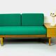 Vintage Svane sofa by Ingmar Relling for Ekornes Norway 1960s