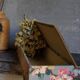 Ancient cherry blossom fabric box 1940