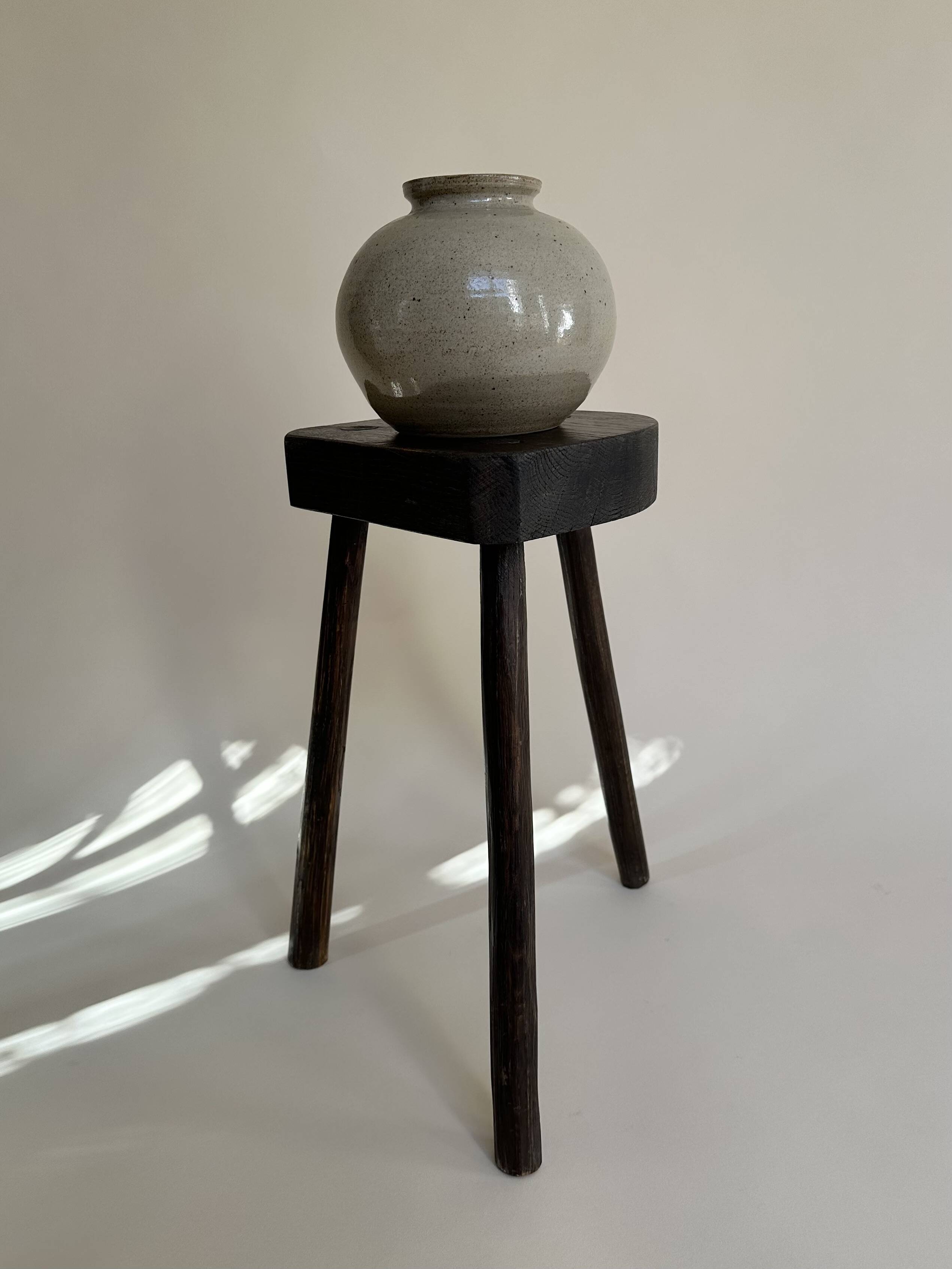 Tripod stool, late 19th century