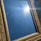 Antique gilded mirror