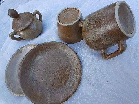 Cup set and its sandstone sugar