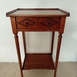 Small vintage wooden console - 1 drawer - family home