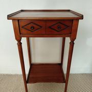 Petite console vintage en bois-1 tiroir-maison  famille