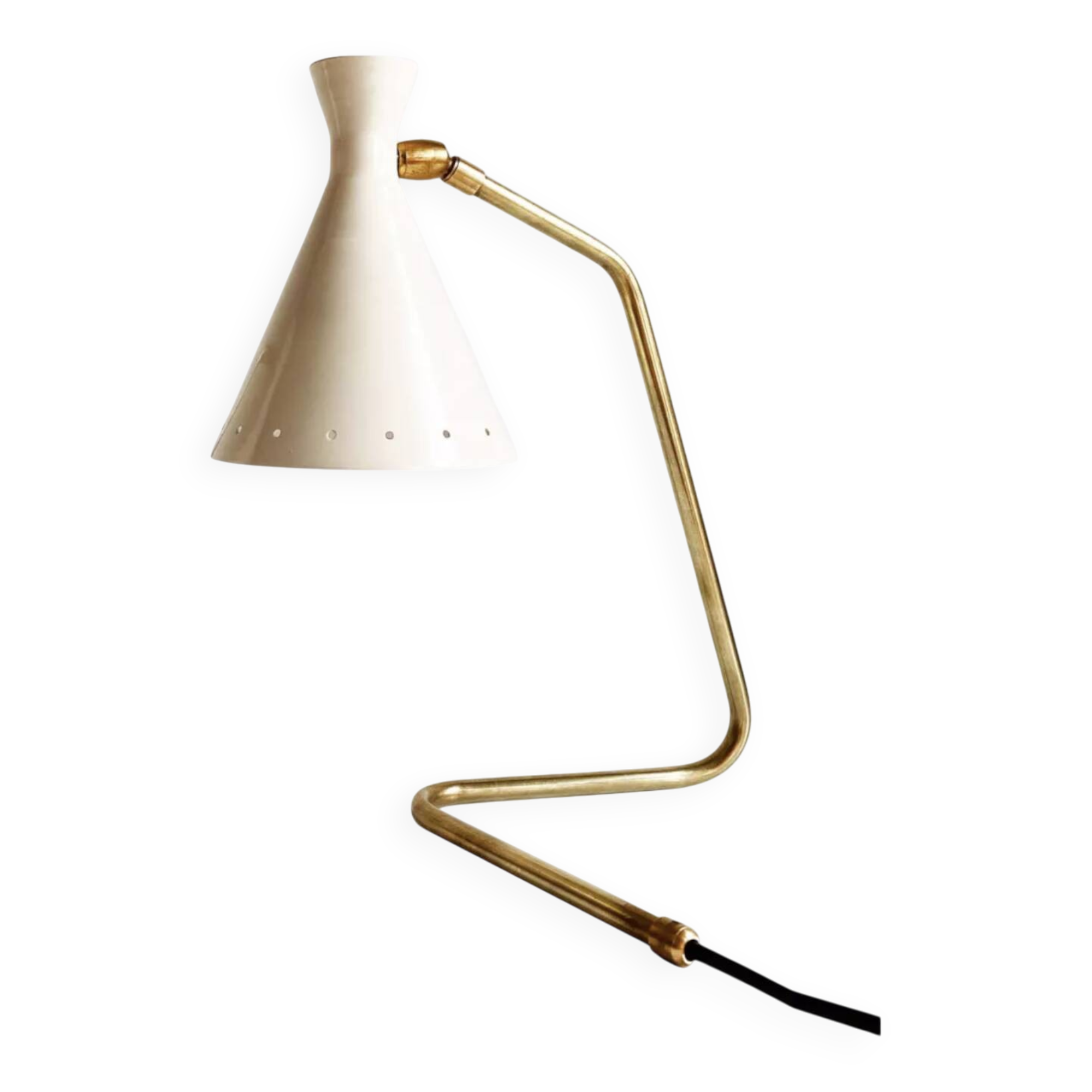 Italian "cocotte" lamp, 1950s design