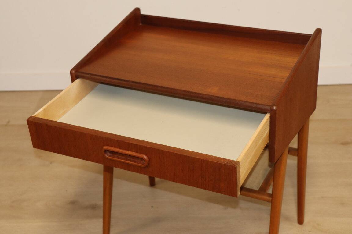 Scandinavian teak bedside table, 1960
