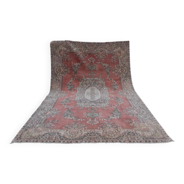 Vintage Turkish Oushak rug 245x345 cm