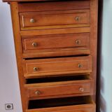 Louis philippe merisier massif style weekly chest of drawers