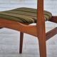 1960s, set of 4 Danish dinning chairs, solid teak wood, original condition.