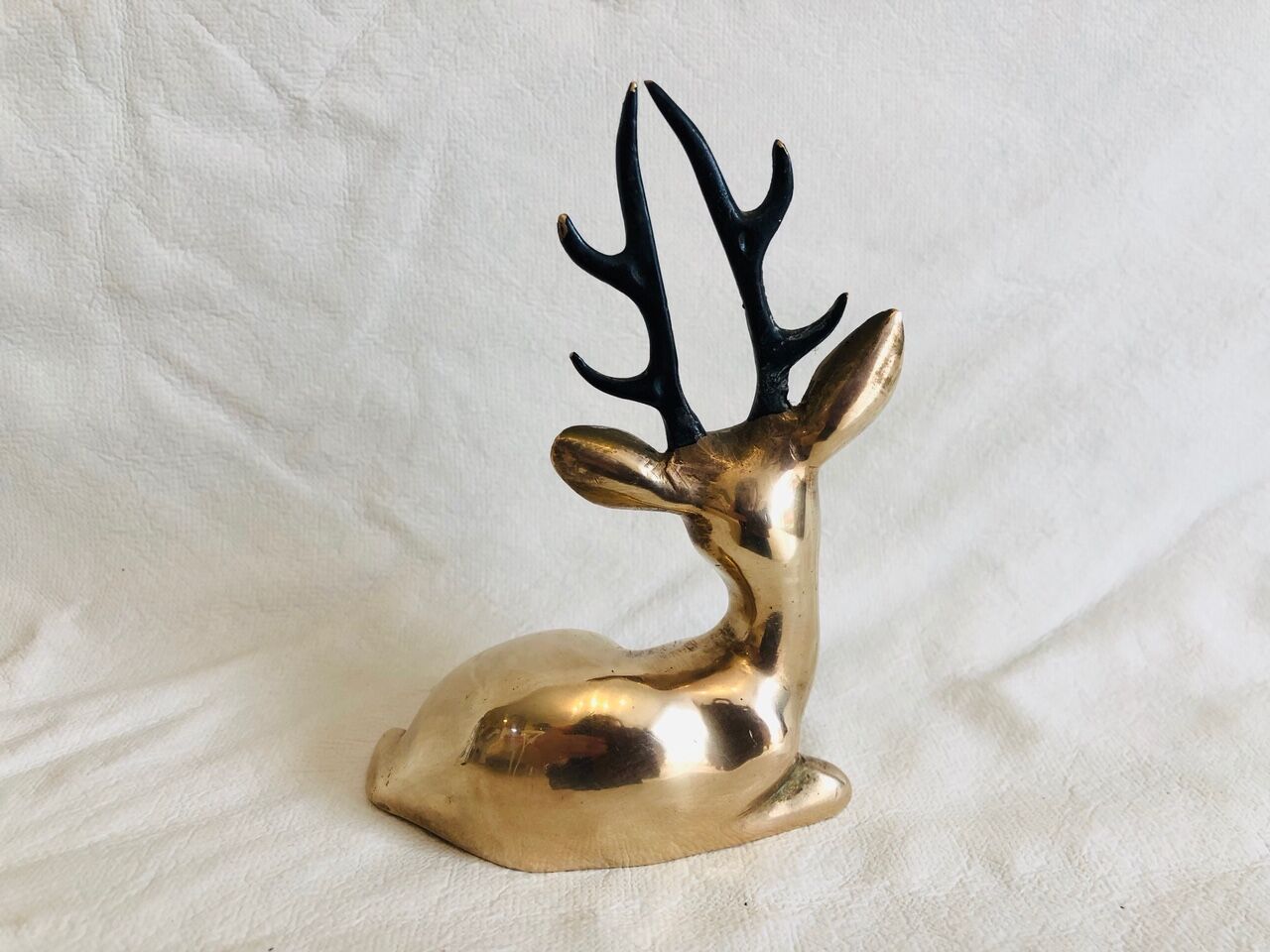 Massive brass deer