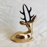 Massive brass deer