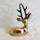 Massive brass deer