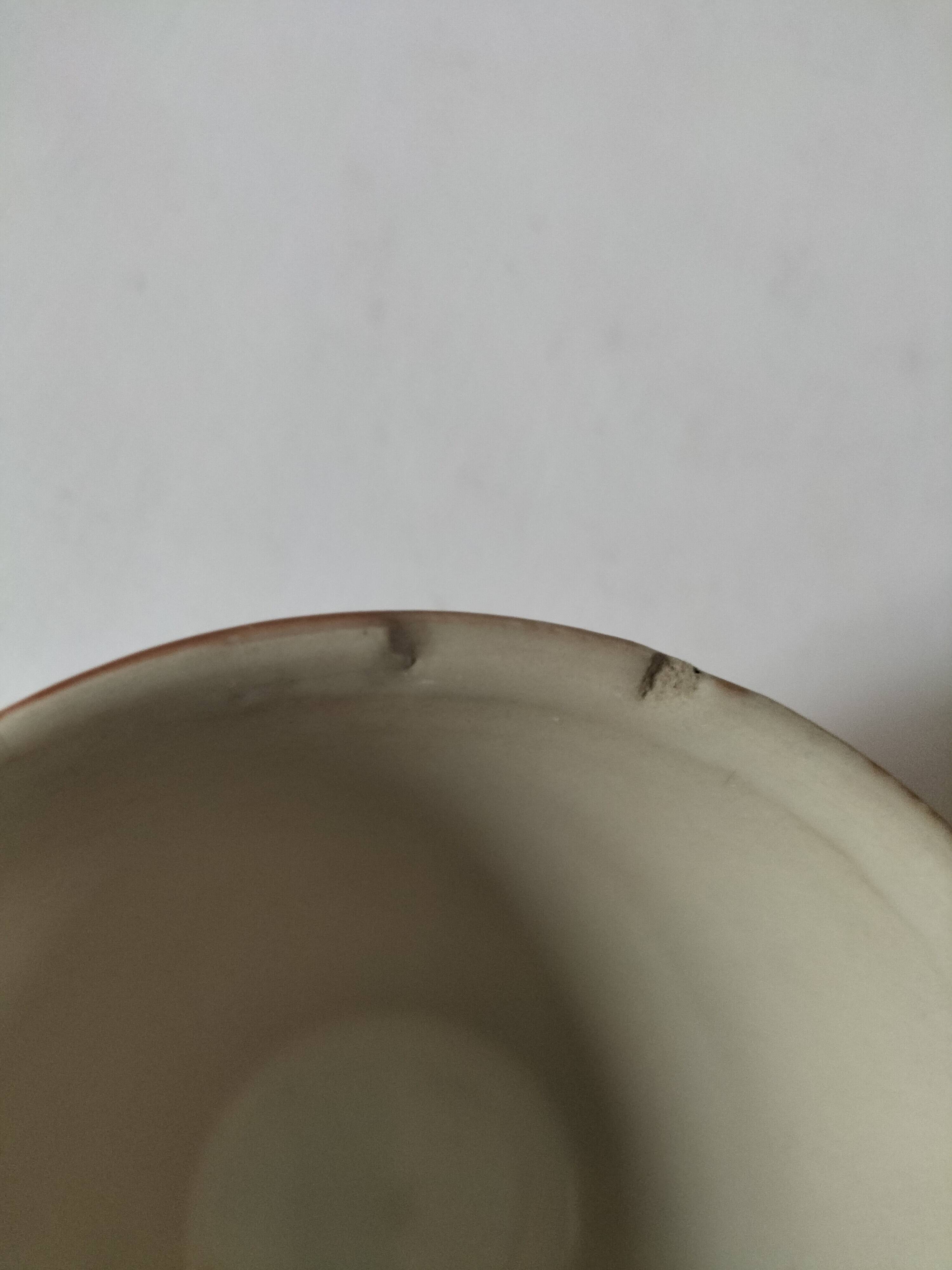 Set of 4 small glazed earthenware bowls