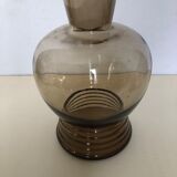 Smoked glass liqueur carafe