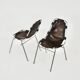 Les Arcs chairs by Dalvera, 1960s, set of 2