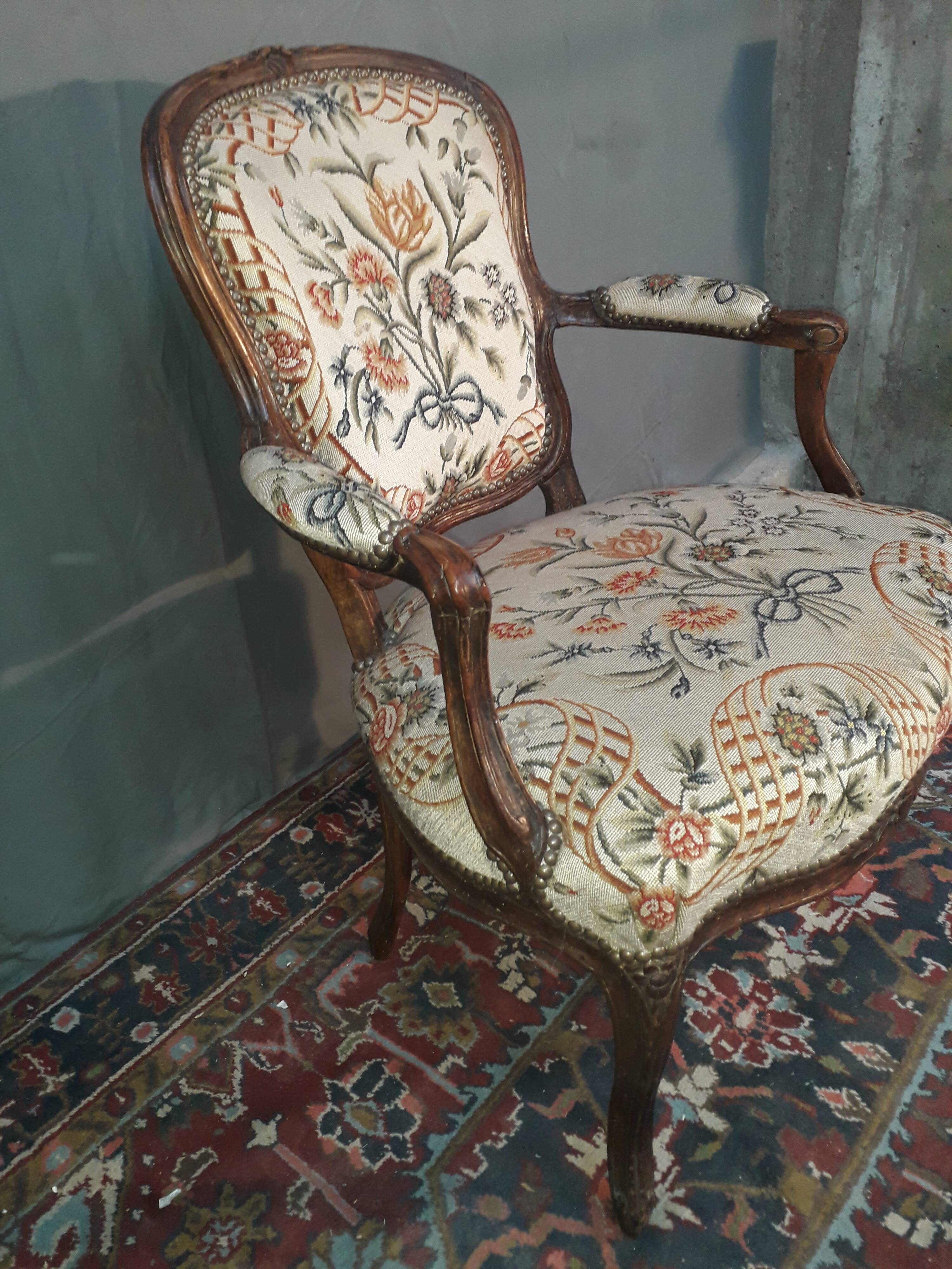 Louis XV era armchair