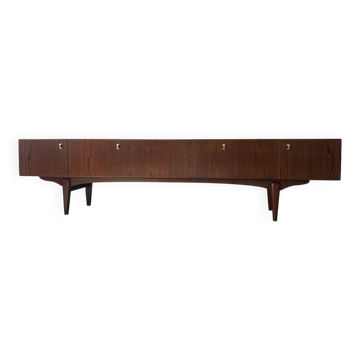 Vintage Scandinavian low sideboard