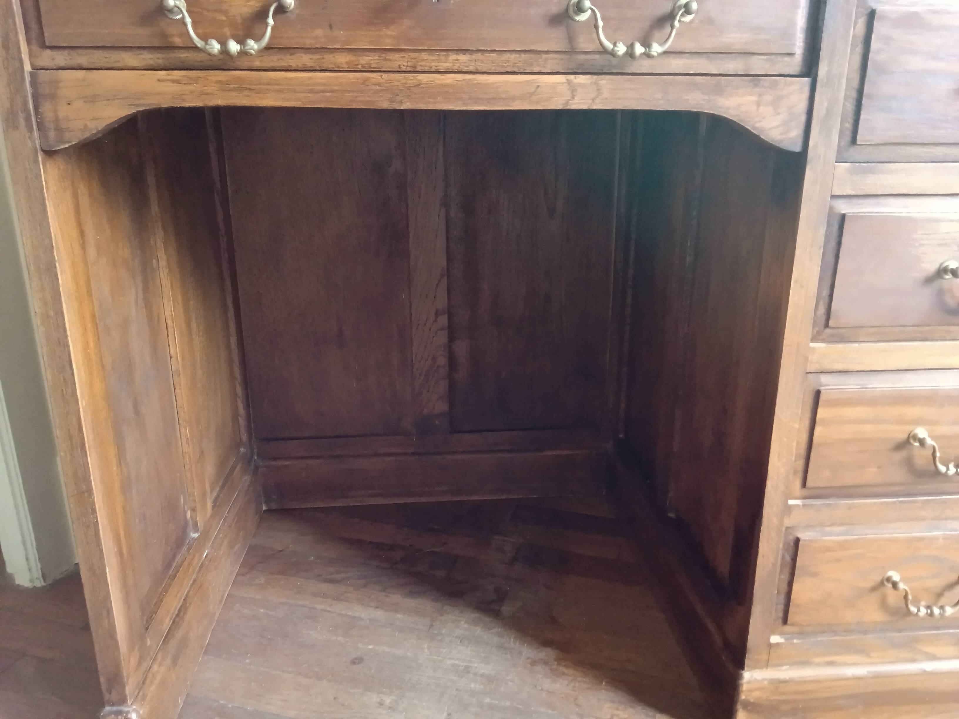 Oak administration desk
