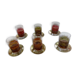 Hand painted turkish tea glasses gift idea