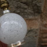 Clichy glass lamp foot