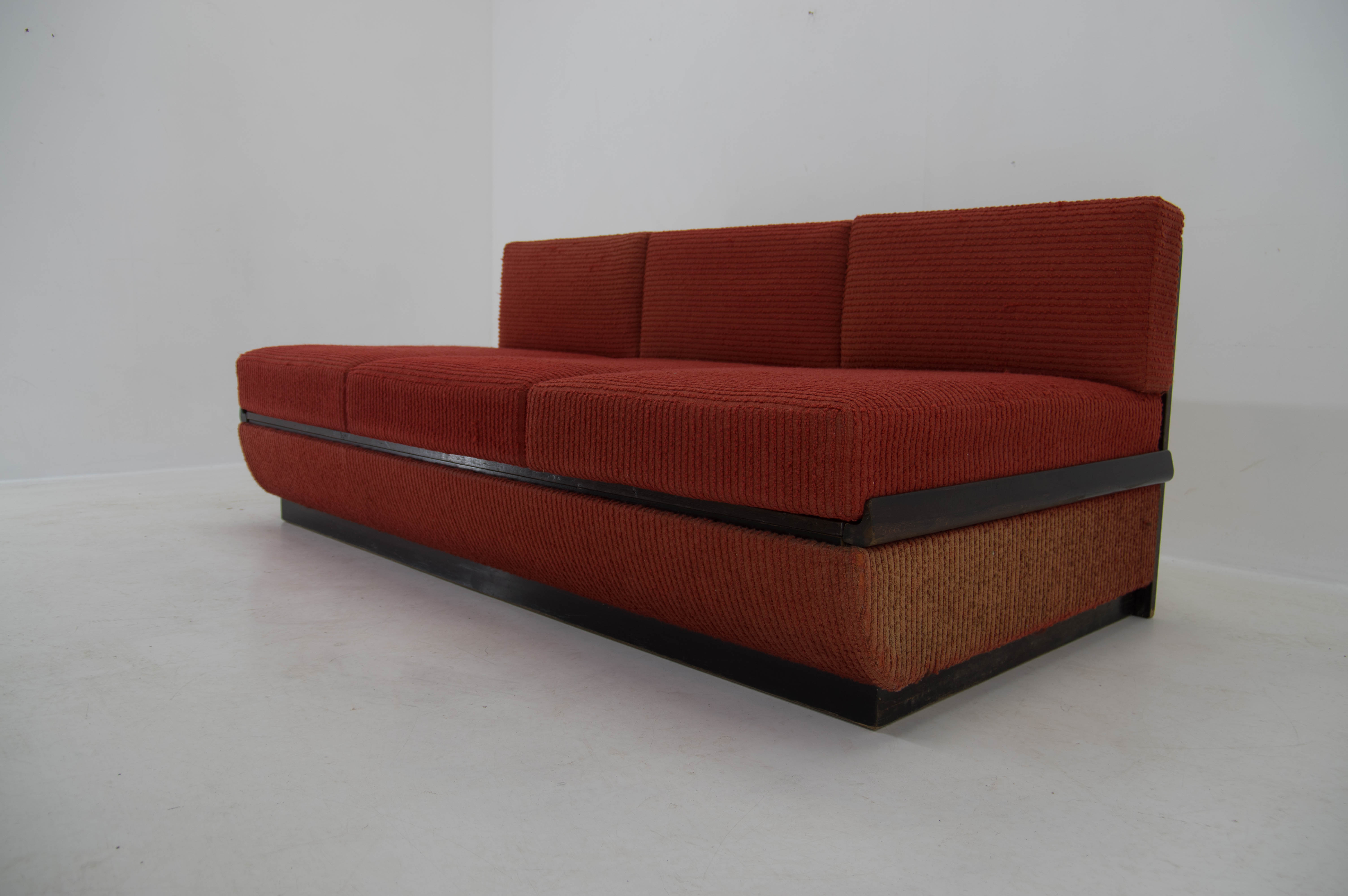 1950s Jindřich Halabala Sofa or Bed for UP Závody, Czechoslovakia