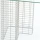 Wire glass and metal desk, terence conran, 1980s