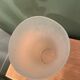 Vase adymetrique en verre opque