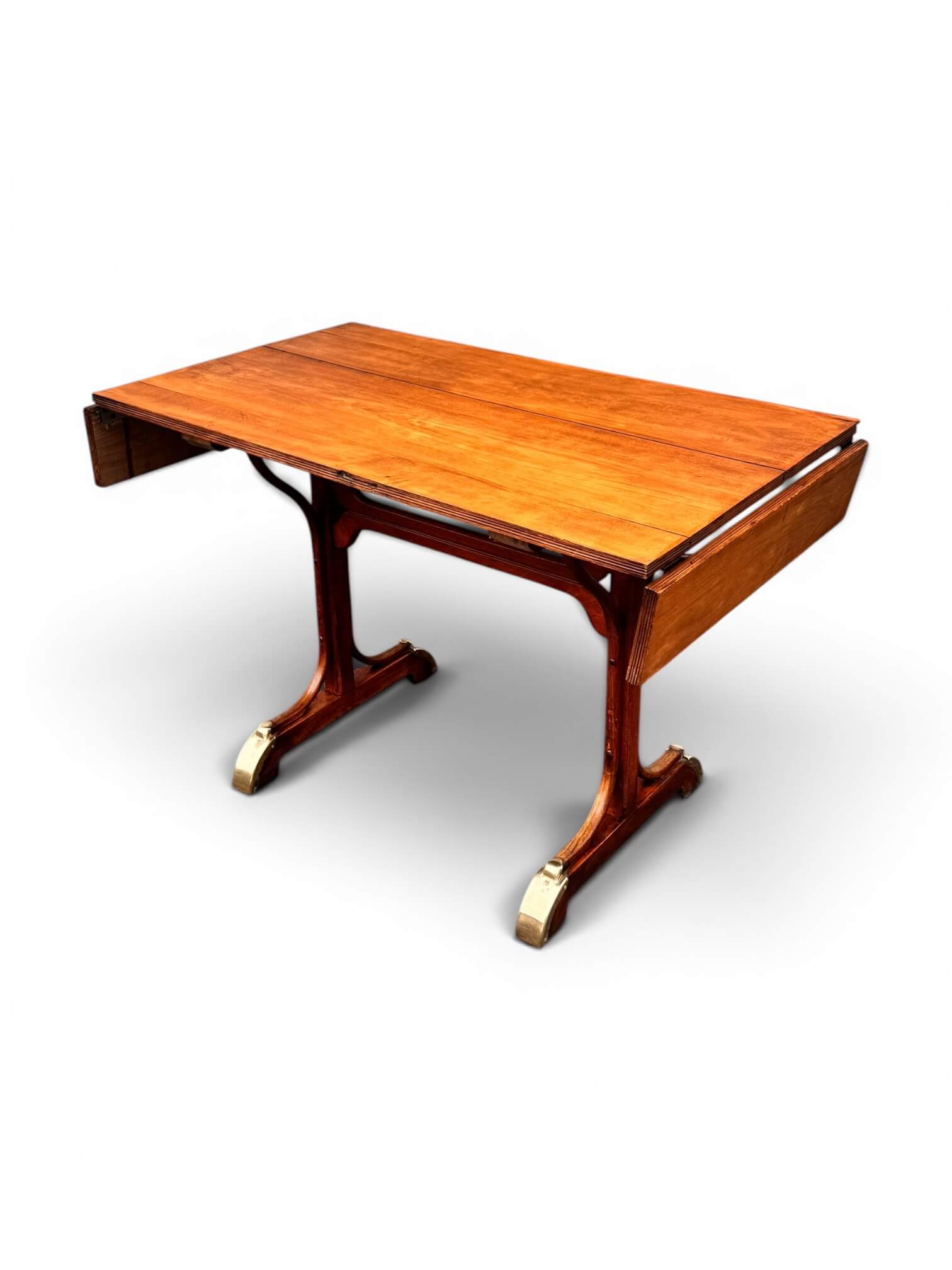 Old Thonet bistro table with drop-leaves.