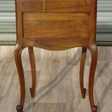 Small walnut bedside table in Louis XV style.