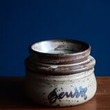 Beurrier à eau en grès pyrité artisanal
