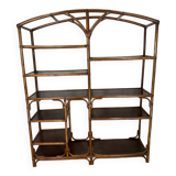 Rattan bookcase