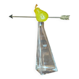 Daum France Crystal Pear Whiskey Decanter Numbered Hilton Mac Connico
