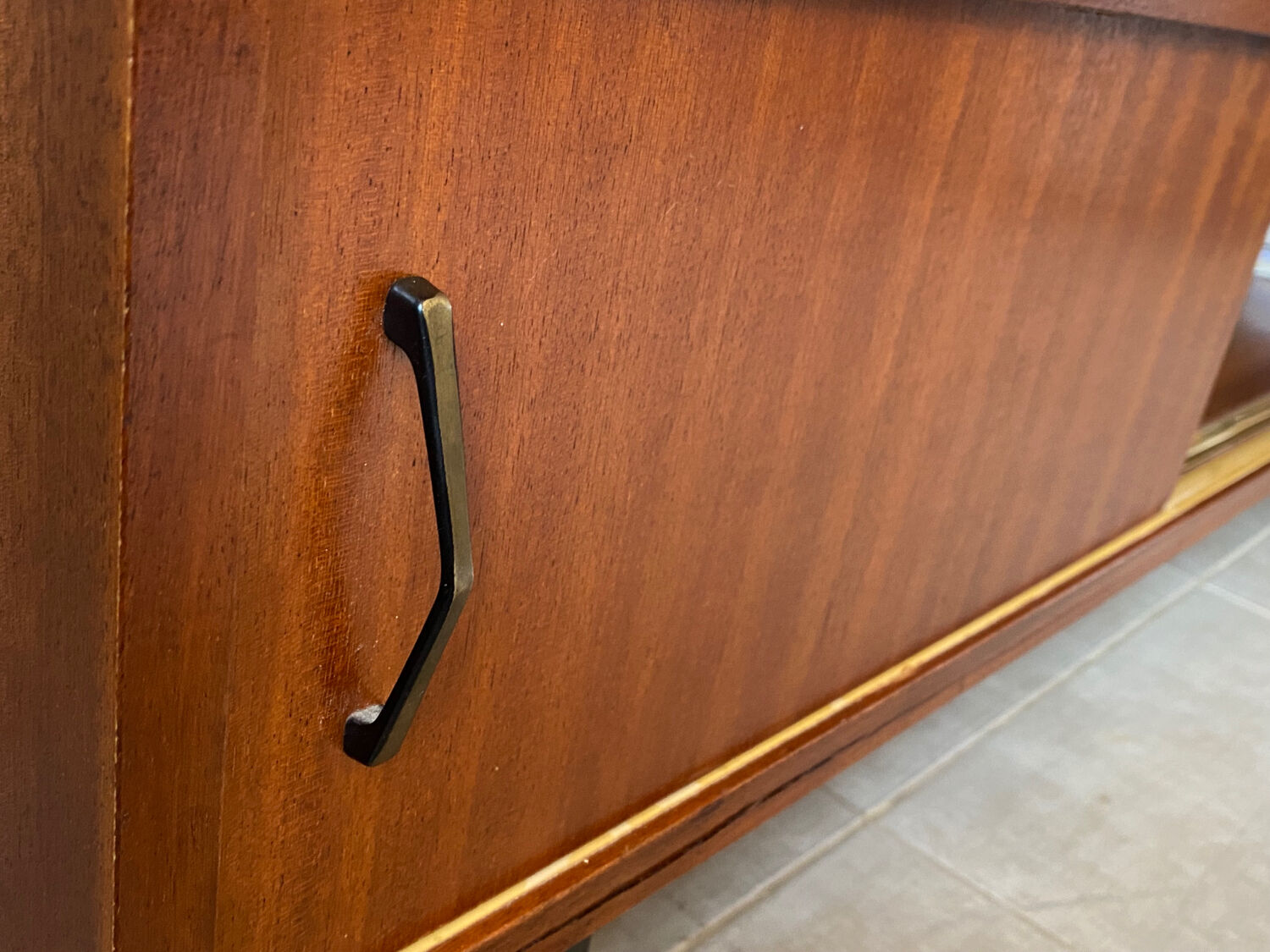 Vintage wooden sideboard from the 50s (shallow)