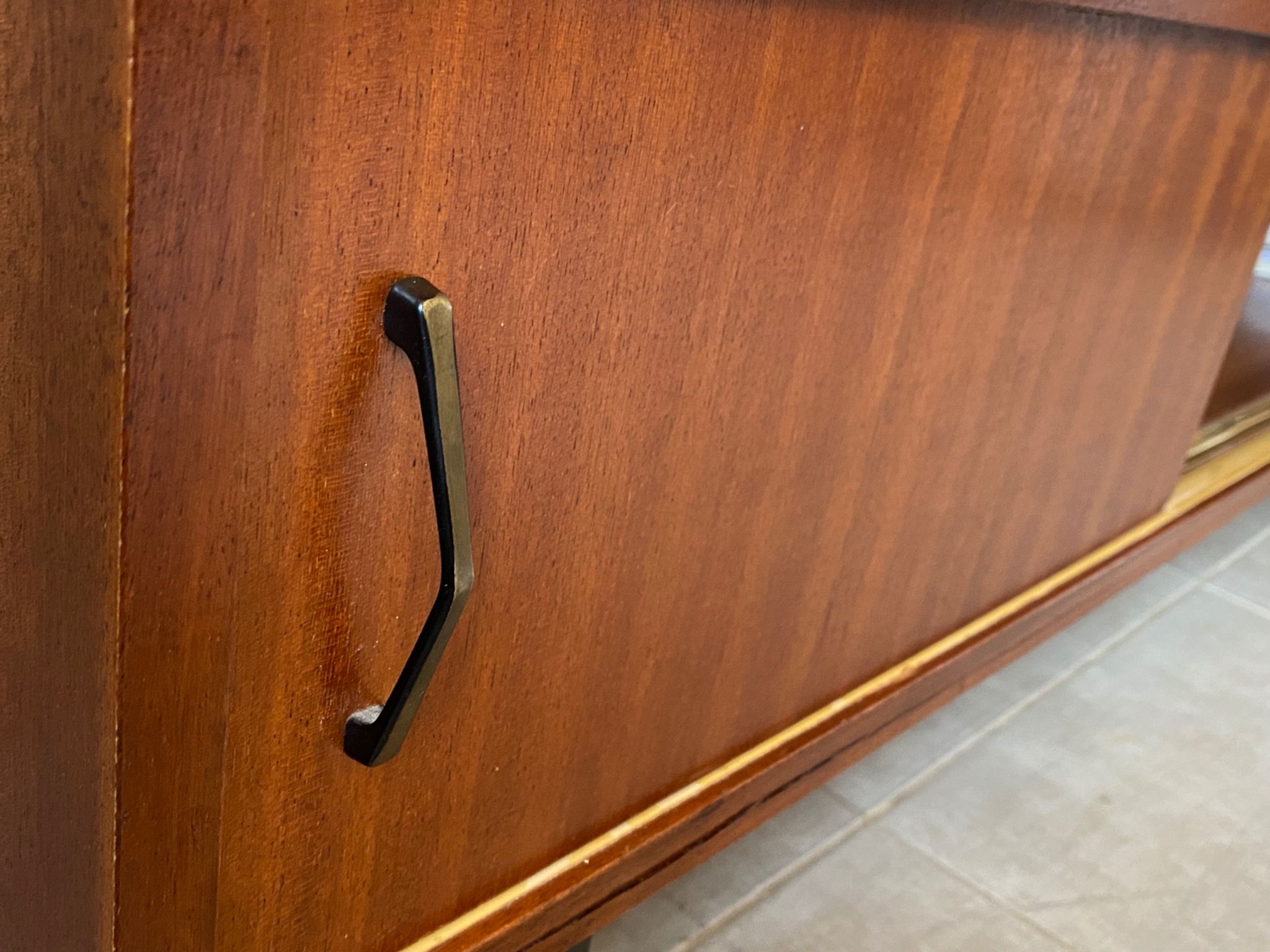 Vintage wooden sideboard from the 50s (shallow)