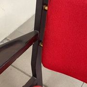 Armchairs with armrests, 1960s, set of 2
